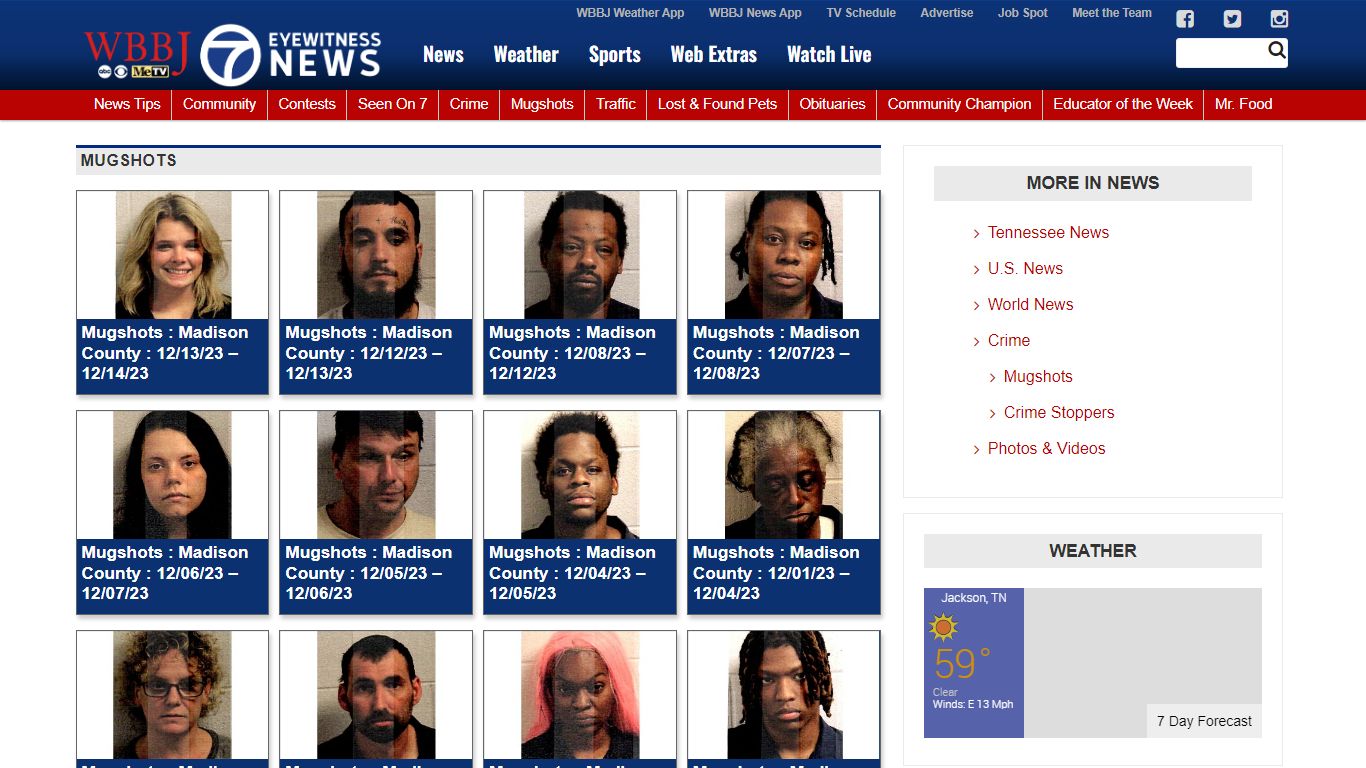 Mugshots - WBBJ TV